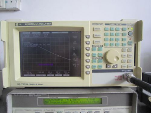 LG SA-7270A Spectrum Analyzer 9kz-2.7Ghz