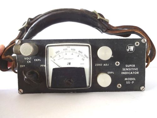 Vintage J-W Combustible Gas Detector Model SS-P