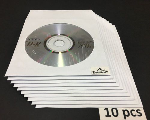 10 SONY Blank CD-R CDR Logo Branded 48X 700MB 80min Recordable Media Disc