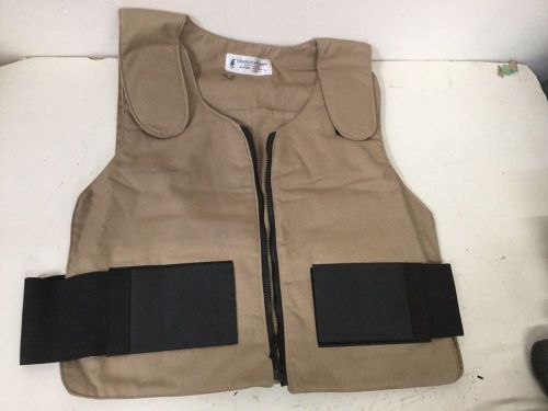 Coolvest cooling vest by Glacier Tek Tan deputy sheriff police no inserts