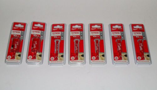 Milwaukee Diamond Plus One-Piece Hole Saw lot of 7 saws Brand New In Packages!
