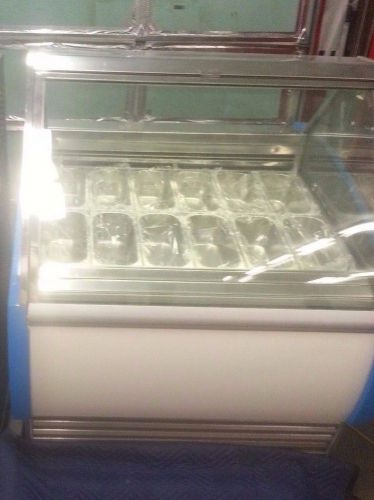 Carpigiani G6 12 Pan Gelato Ice Cream Display Case
