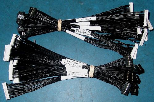 20PC 6 INCH 12 LEAD CABLE LOT - MINIATURE STR 12 PIN F TO 12 PIN DUAL ROW F