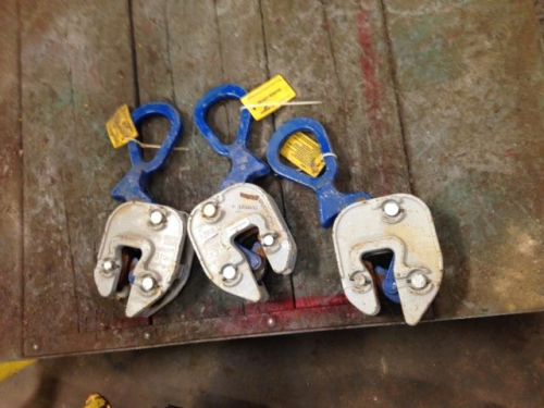 Used Campbell Horizontal / Vertical GX3 Plate Lifting Clamp 3 Ton 1/16 - 1&#034;