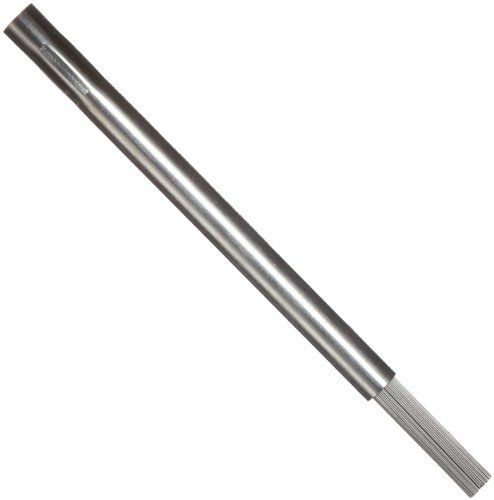 Weiler Wire Pencil End Brush, Steel, Round Shank, Single Stem, 1/4&#034; Diameter,