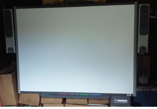 5 complete systems  Smart Board SB680 77&#034; w/boom , uf55 projector , and SBA sys