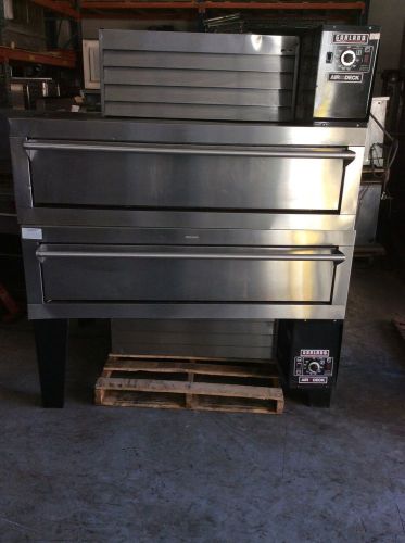 Nice garland air deck gas pizza ovens double deck for sale
