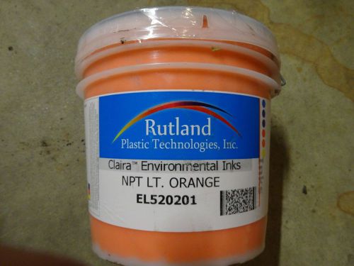 Rutland EL5202 NPT LB Light Orange plastisol ink 1 Gal
