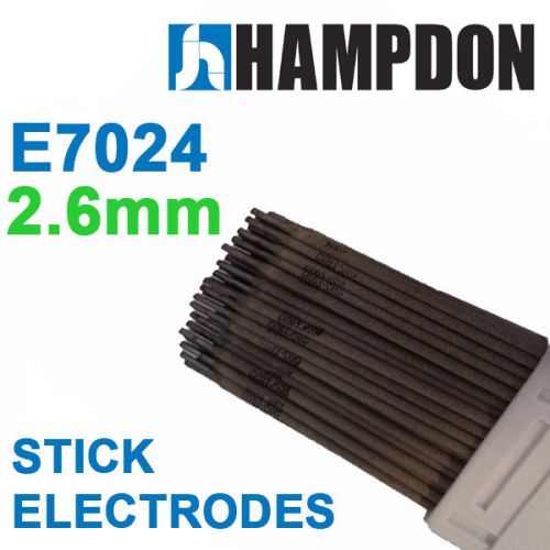 2.6mm stick electrodes - 2kg pack -  e7024 - low hydrogen -  welding rods for sale