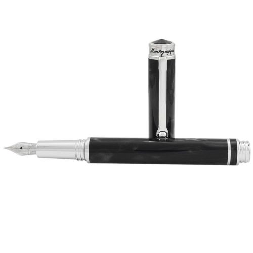 Montegrappa Espressione Smoky Black Medium Fountain Pen ISEPC3AC