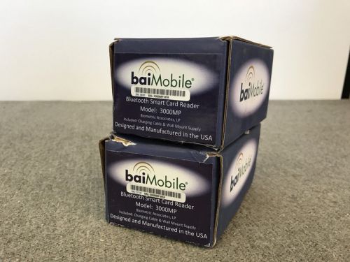 Lot of 2  bai Mobile Bluetooth Smart Card Readers 3000MP  #61034-557