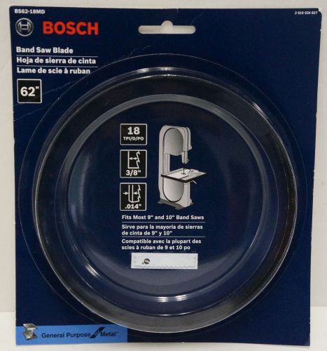 Bosch BS62-18MD 62 in. x 3/8 in. x 18 Teeth Per Inch Carbon Blade Cutting Metal