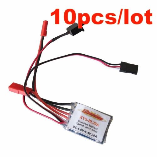 10x RC ESC 20A Brushed Motor Speed Controller BEC 5V 1A without Brake