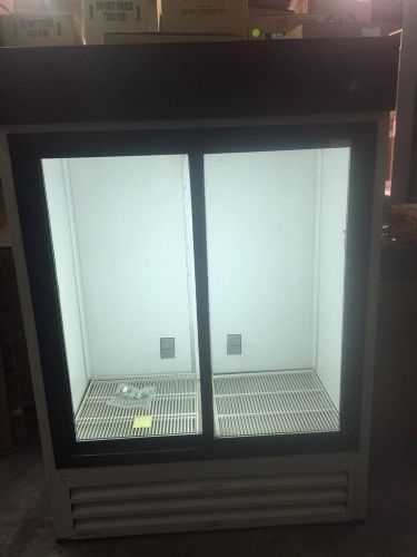 AEGIS SCIENTIFIC DUAL PLUG OUTLET Double Glass Door Chromatography Refrigerator