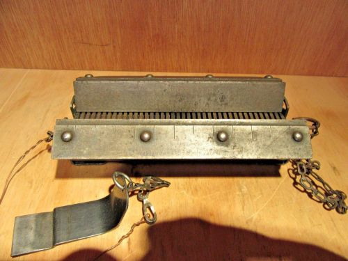 Vintage Used clipper Belt Lacer no. 0-6   serial no 44522 Grand rapids Mich