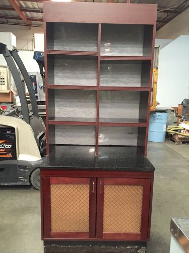 Retail Display Wall Case, Lighted Back Panels