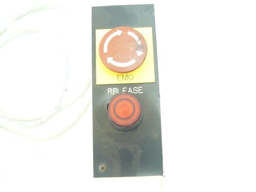 EAO  PUSH/ PULL EMERGENCY STOP BUTTON WITH CUTLER HAMMER MOMENTARY BUTTON