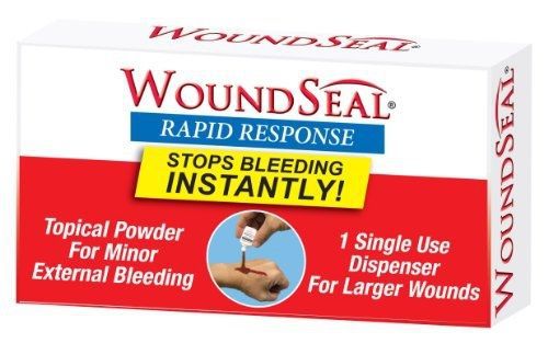 Pac-Kit by First Aid Only 90359 Woundseal Rapid Response Powder Bottle, For