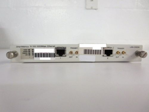 Spirent Smartmetrics LAN-3300A, 2-Port, 10/100/1000BaseT Ethernet Module