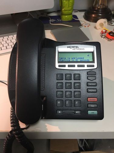 Nortel IP Phone 2001 - NTDU90 -with handset, stand, and power cord
