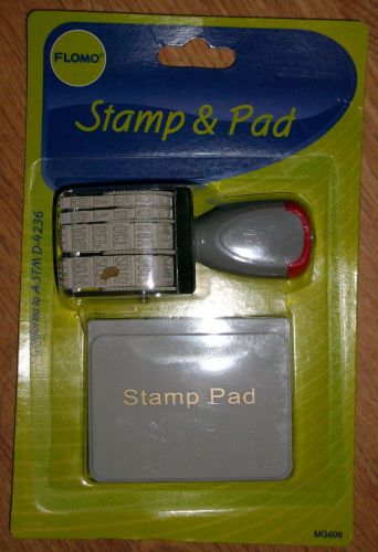 Date Stamp + Free Ink pad : Dates upto Dec 31st 2020 : Brand New ; Free/Fast S&amp;H