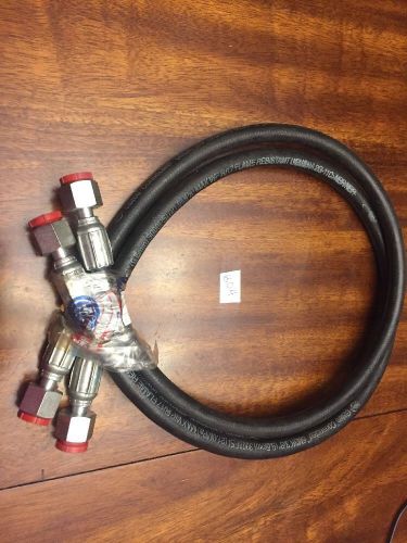 2-gates hydraulic hose 6m3k 3/8&#034; 3000 psi 3/8&#034;  4feet for sale