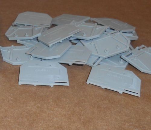 Wago 280-301, End Plate, Gray, LOT of 8