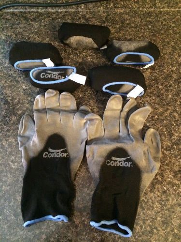 Grainger 6pr condor 3/4 coated polyurethane gloves work utility protective xl for sale