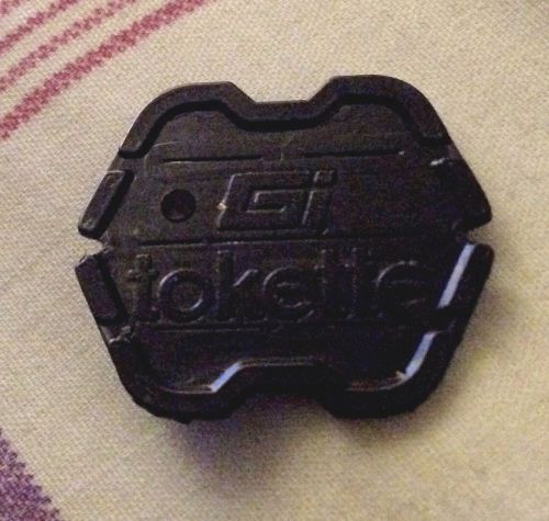 100 black Tokette GI Greenwald laundry tokens - Type 1 - free shipping