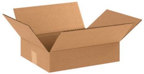 Aviditi 12103 Flat Corrugated Box, 12 Length X 10 Width X 3 Height, Kraft Of