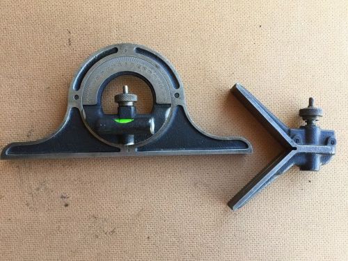 Machinist protractor and centering head for sale