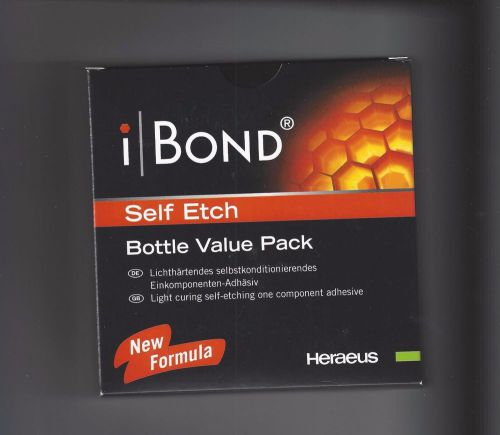 HERAEUS 66046243 I BOND SELF ETCH VALUE PK 4ML EACH 3/BX EXP 8/18