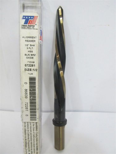 Triumph Twist Drill 72281, 1/2&#034;, HSS, TCR Alignment Reamer