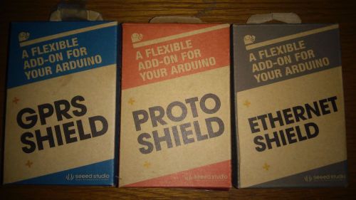 ETHERNET Shield, PROTO Shield, GPRS Shield