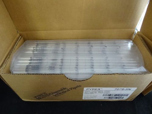 Pyrex Pipet, Disposable, Glass Serological, Non-Sterile, 240/PK 7079-5N NEW