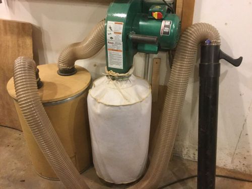 Grizzly cyclone dust collector, 1hp, Many Accessories