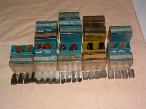 Lot of (13) die heads thread chasers .250-28lh .250-32 d1150-24 540 c/c 3/8-24nf for sale