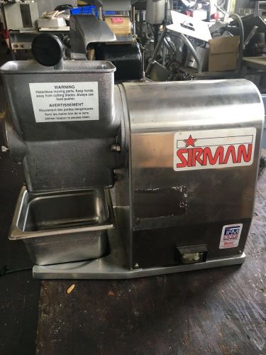 Sirman OLIMPO E Cheese Grater cutter shredder Grinder PROCESSOR 2/3hp 120v 1ph