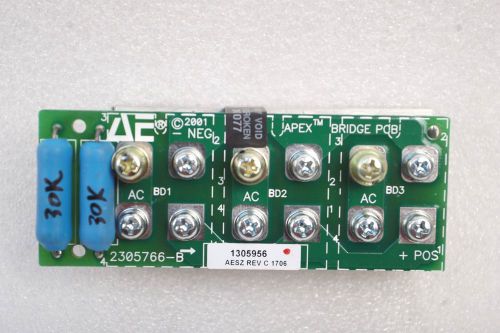 AE APEX BRIDGE PCB BOARD 1305956, 2305766-B, STTA9012TV2, 2155267-00A WORKING