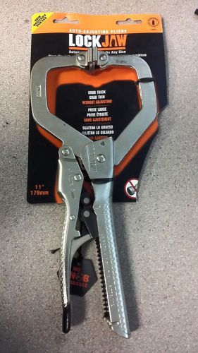 Lockjaw 10201 11&#034; self-adjusting locking c-clamp with swivel pads for sale