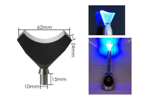 Dental LED Whitening Tip Fit Curing Cordless Wireless Light Lamp 10mm Black