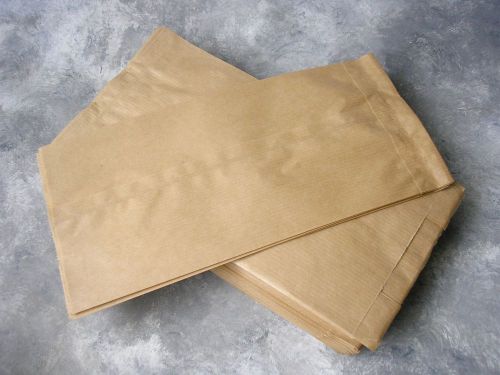 50 small brown paper bag craft supplies 9&#034;x4 2/4&#034; eco frendly
