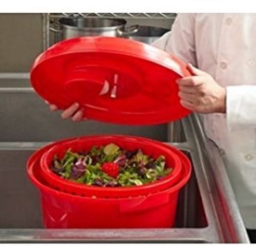Chef-master 90008 professional economy salad dryer, 5 gallon, red for sale