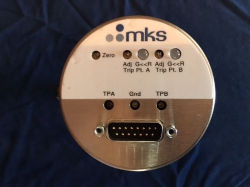 MKS Baratron 625D Capacitance Manometer 10 Torr NW16-KF Fitting 15 pin D-sub