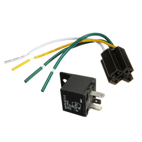 Car auto dc12v volt 30/40a automotive 4 pin 4 wire relay&amp;socket 30amp / 40amplau for sale