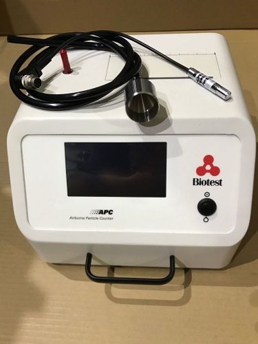 BIOTEST APC P3610 Portable Airborne Particle Counter With Temp &amp; Humidity Probe