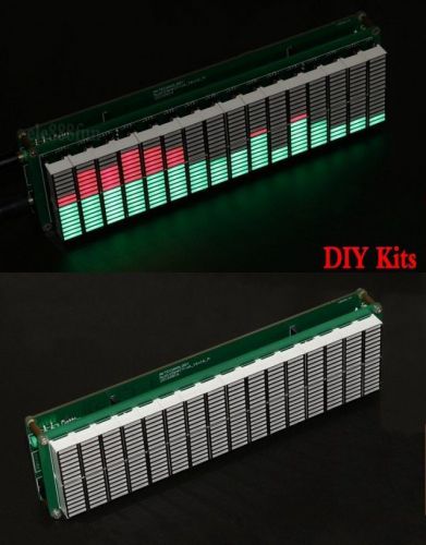 Green 16*16 Audio LED Level Meter Display Spectrum Analyzer for Amplifier Kits