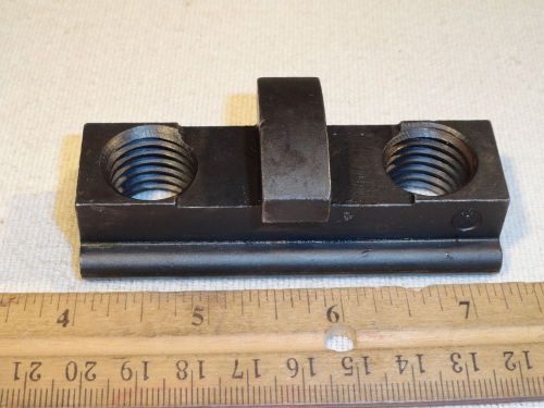 2pc Machinist Hold Down Clamps Straps .856&#034; Slot 1.25&#034; Bottom Width .654&#034; Holes