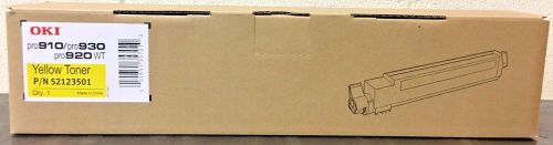 OKI DATA, 52123501, Yellow Toner (OEM / NEW)