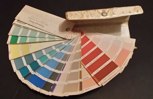 Vintage PPG Custom Color Collection Fan Deck Pittsburgh Paints